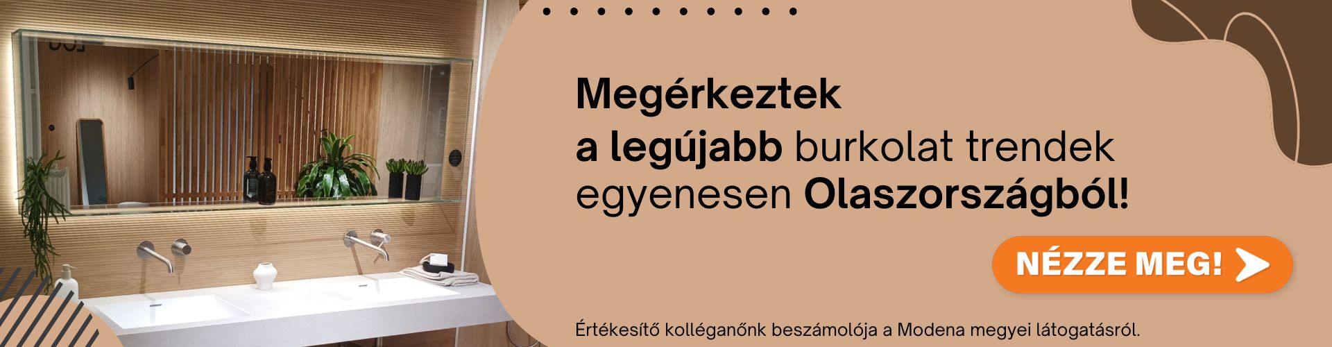 Megérkeztek a legújabb olasz burkolattrendek!